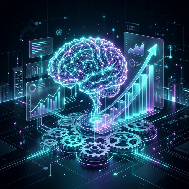 AI Brain Automation representação futurista para automação